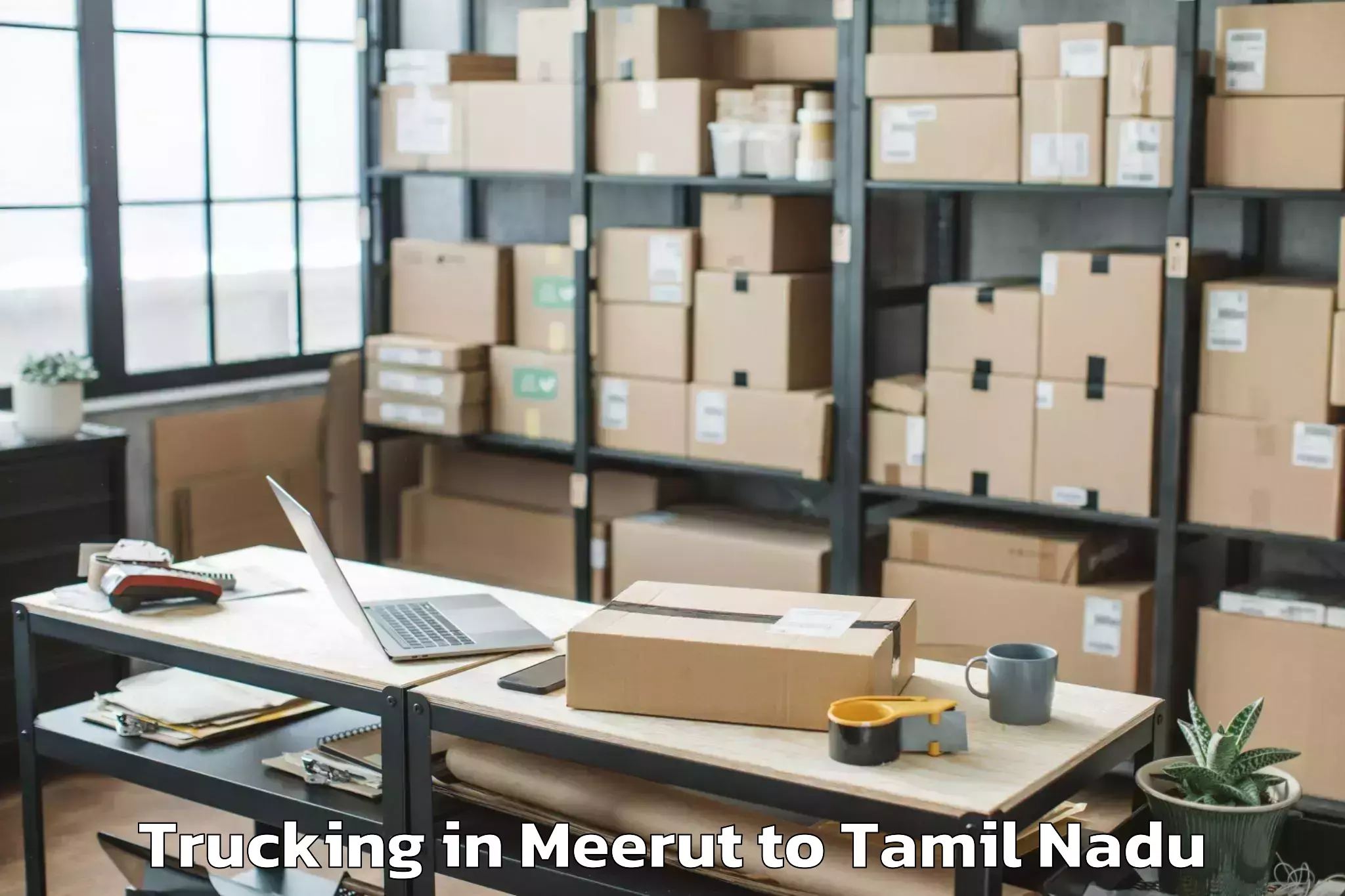 Book Meerut to Nagercoil Trucking